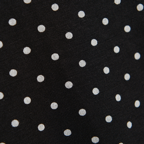 New Arrival- Black Polka Printed Jersey Cardigan (Size M)