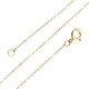 9K Yellow Gold Rolo Chain (Size - 18) With Spring Clasp