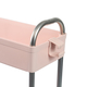 HOMESMART Four Layer Storage Rack with Handles (Size 40x12x91cm) - Pink