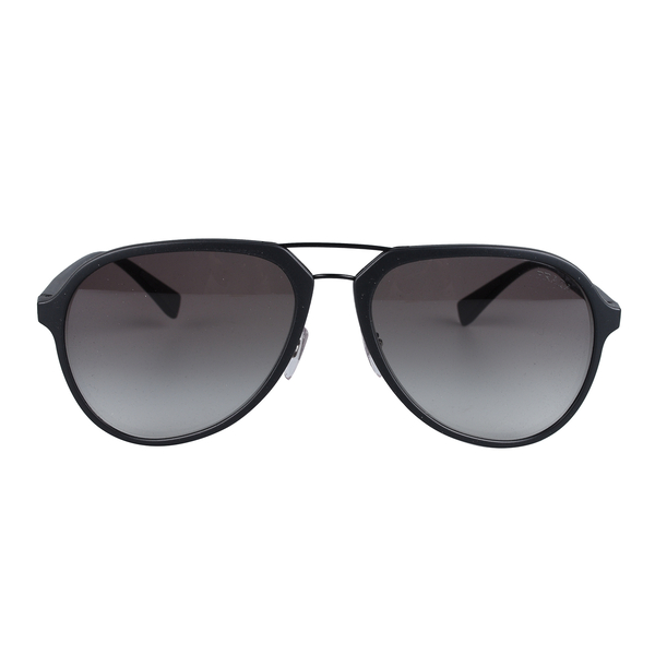 Prada Sunglasses Unisex Black Metal Aviator