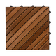 Bali Collection Set of 10 - Teak Wood Decking Tiles (Each 30 Cm)