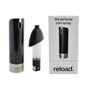 Reload Mini Perfume Spray Black (Incl. Mercedes Club Mini Men - 5ml & Aluminium Yellow)