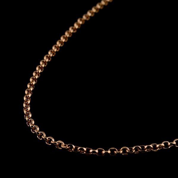 Hatton Garden Close Out Deal- 9K Yellow Gold Diamond Cut Belcher Necklace (Size 20) with Lobster Clasp - Gold Wt. 2.89 Gms