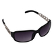 Full-Rim Sunglasses with Polycarbonate Frame Lens - Silver