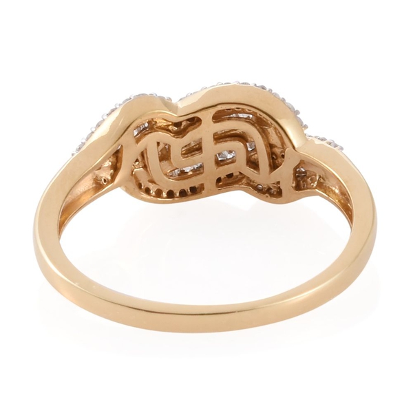 Signature Collection - Limited Edition - Diamond (Bgt) (G-H) Ring in 14K Gold Overlay Sterling Silver 0.500 Ct.