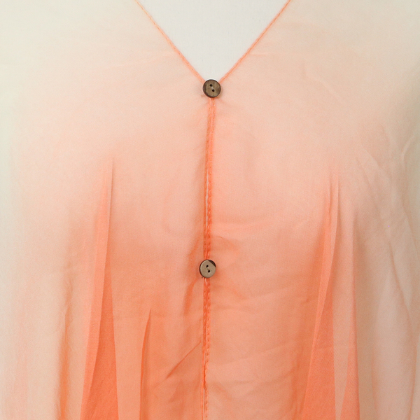 Wrap Style Summer Beach Covering in Peach (One Size; Length 76 cm)