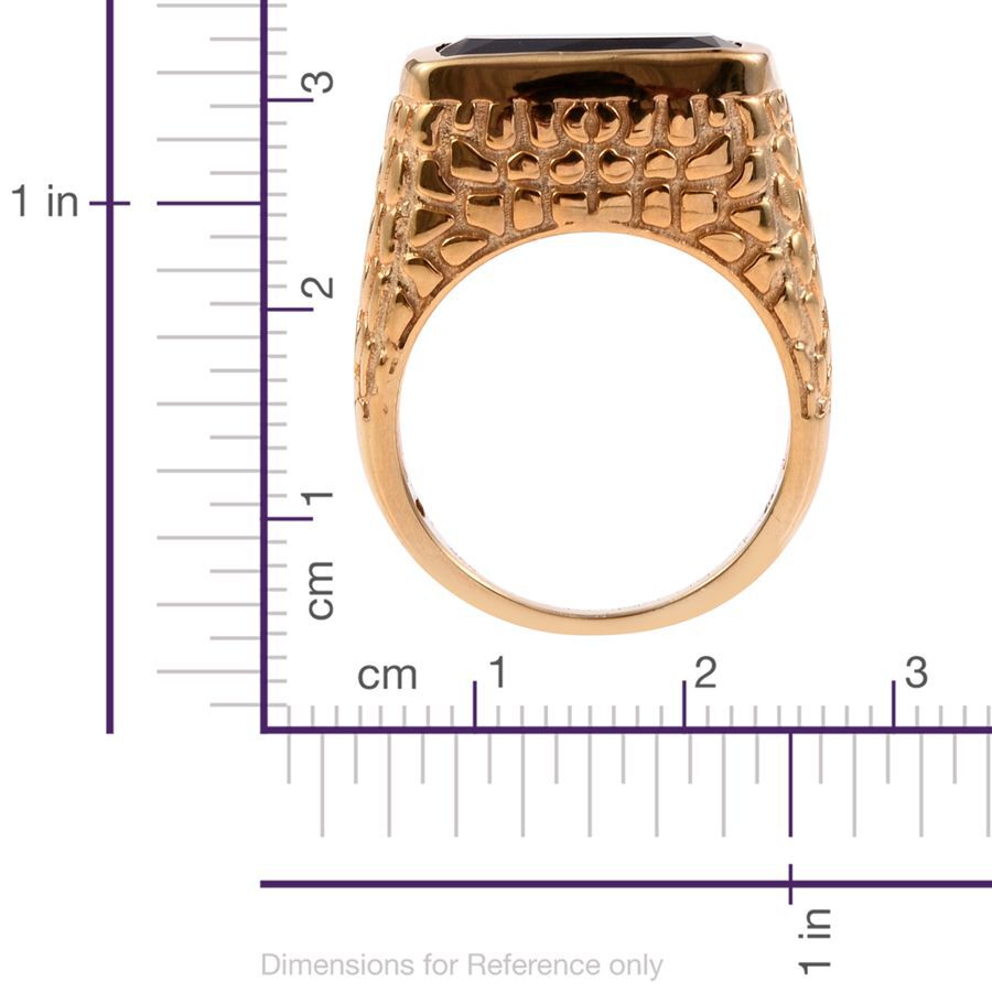 Ceylon Colour Quartz (Cush) Ring in 14K Gold Overlay Sterling Silver 11.500 Ct.