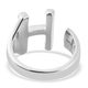 Personalised Engravable Initial H Ring