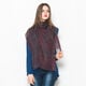 SCARF 180 CM IN SHADOW GRAY MIX PEANUT BROWN WOOL 403965 main image 1