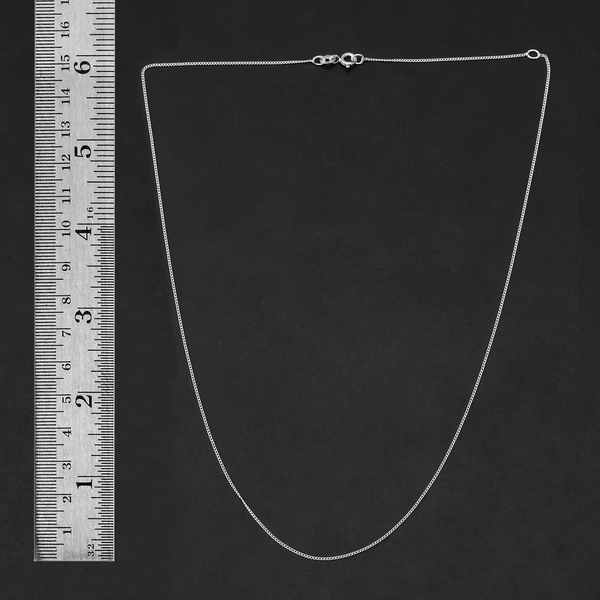 Sterling Silver Curb Chain (Size 18)