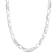 Sterling Silver Mariner Link Chain (Size - 24 Adjustable) With Lobster Clasp