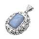 Royal Bali Collection - Blue Opal Pendant in Sterling Silver 28.52 Ct, Silver Wt 16.67 Gms