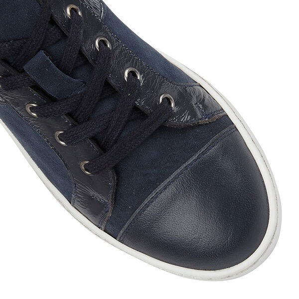 Lotus Stressless Navy Leather Sherlyn Casual Trainers (Size 4 ...