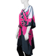 LA MAREY Bali Collection 100% Rayon Women Midi Dress (Free Size, Length 80Cm) - Pink and Grey