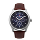 Ben Sherman Navy Sunray Dial Mens Watch with Brown Leather Strap