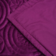 New Arrival 3 Piece- Super Luxurious Velvet Style Quilt and Pillowcases (Size 235 Cm) - Magenta Purple