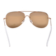 Aviator Sunglasses with Polycarbonate Frame Lens - Silver