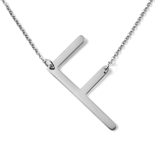 Inital F Necklace (Size - 20) in Stainless Steel