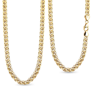 Maestro Collection Handcrafted 9K Yellow Gold Etruscan Necklace (Size - 19.75) with Lobster Clasp, G