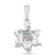 Lustro Stella Sterling Silver Pendant Made with Finest CZ