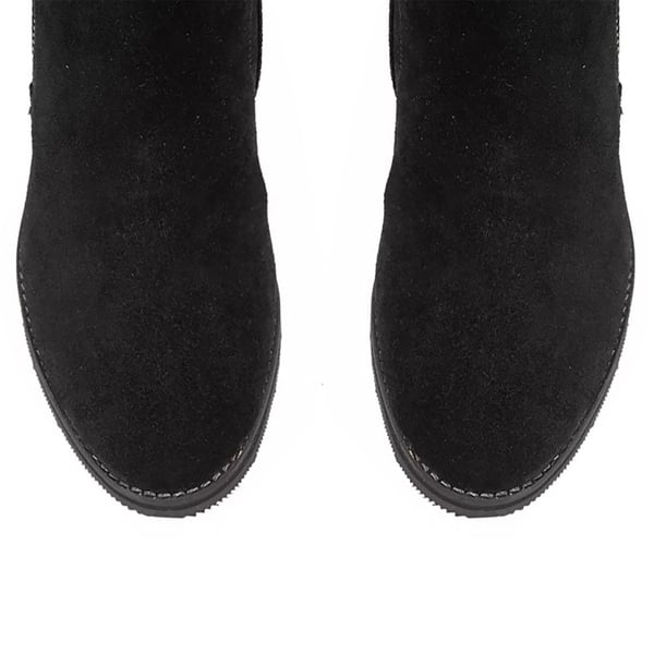 Lotus Stressless Black Suede Samara Ankle Boots (Size 3)