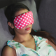 Polka Dot Design Gel Based Eye Mask With Rose Gel Pack & Rose Water Spray Hydrating Water 100ML