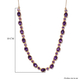 Amethyst Necklace (Size - 18 With 2 Inch Extender) in 14K Gold Overlay Sterling Silver, Silver Wt 12.90 Gms