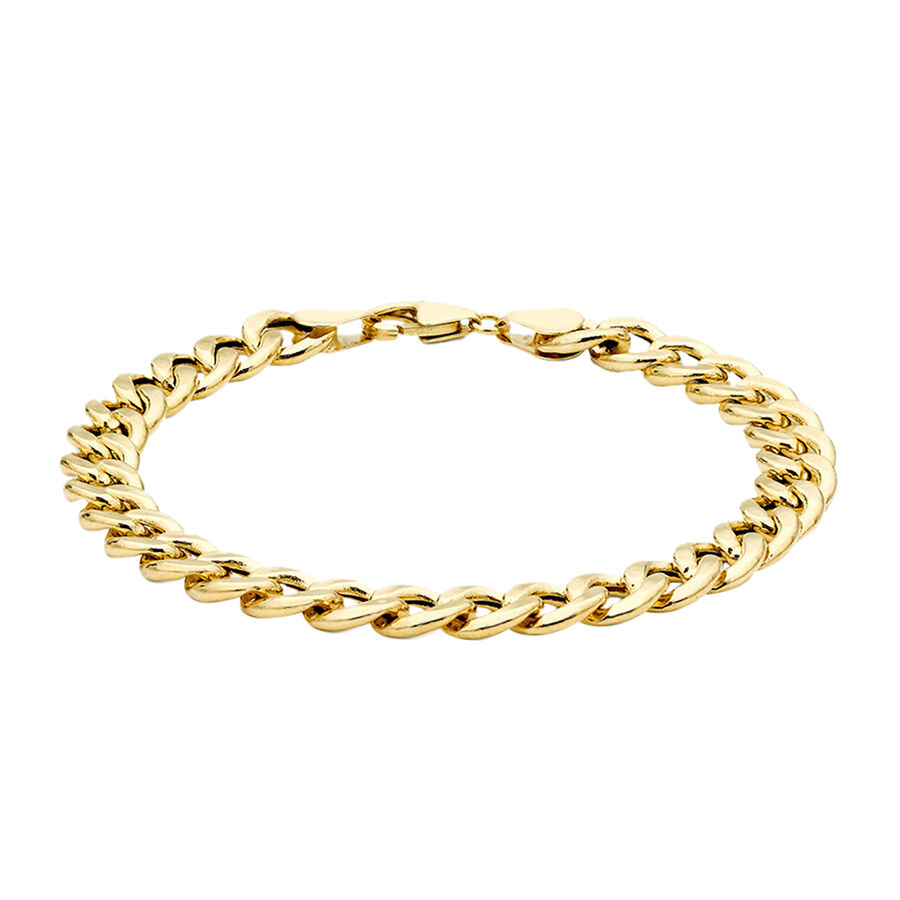 Chain Bracelet in 9K Yellow Gold 8 Inch - 3612146 - TJC