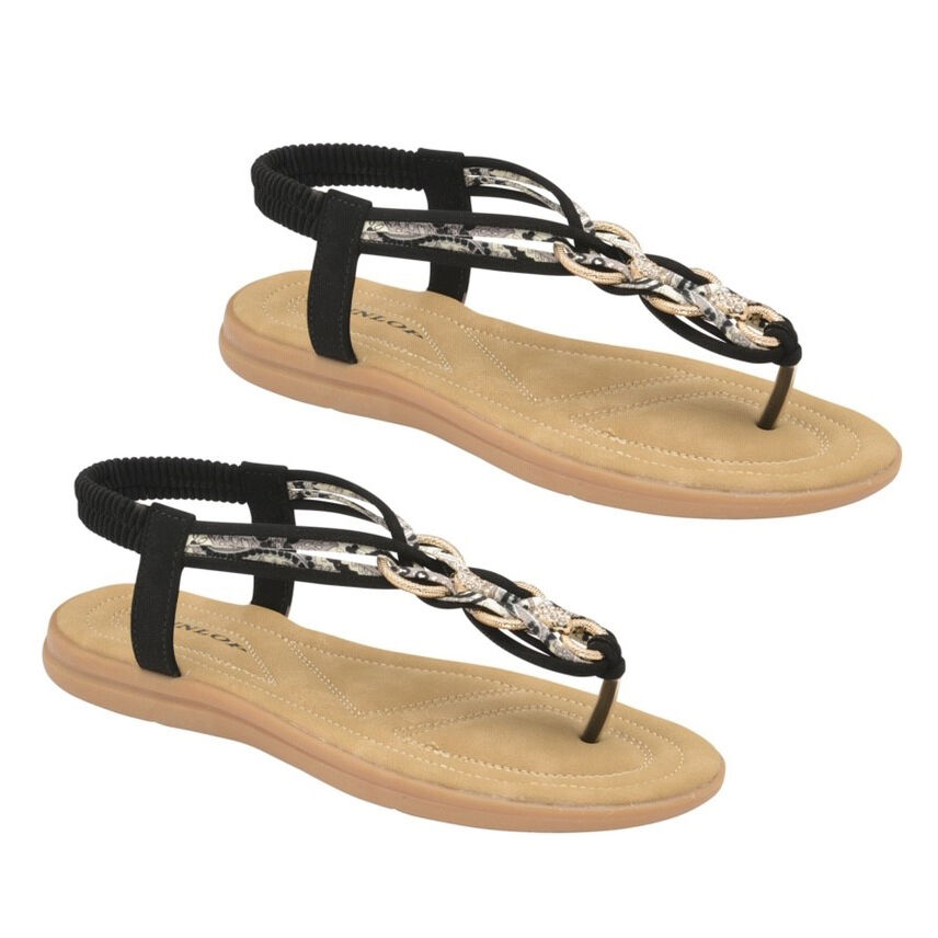 black flat sandals size 5