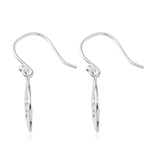 Sterling Silver Tree Pendant and Hook Earrings, Silver wt 3.51 Gms.