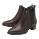 Ravel Bordo Loburn Snake-Print Leather Ankle Boots (Size 6)