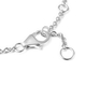 LucyQ Tears Collection - Rhodium Overlay Sterling Silver Bracelet (Size 7/7.5/8)