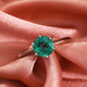 RHAPSODY 950 Platinum AAAA Emerald Solitaire Ring 1.33 Ct.