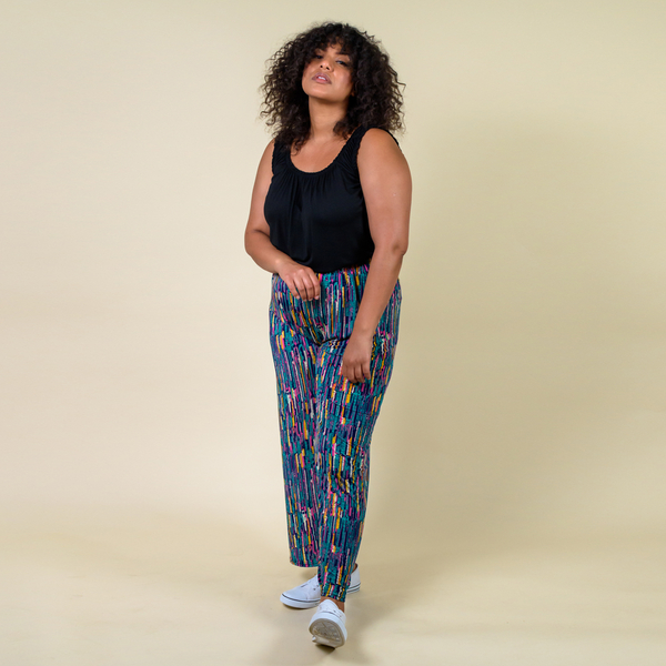 TAMSY Miss Collection Printed Trousers - Multi