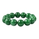 Green Jade Stretchable Beads Bracelet (Size 6.75)
