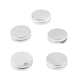Set of 5 -  Magnetic Lock (12mm) in Silver Tone