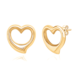 9K Yellow Gold  Earring,  Gold Wt. 0.9 Gms