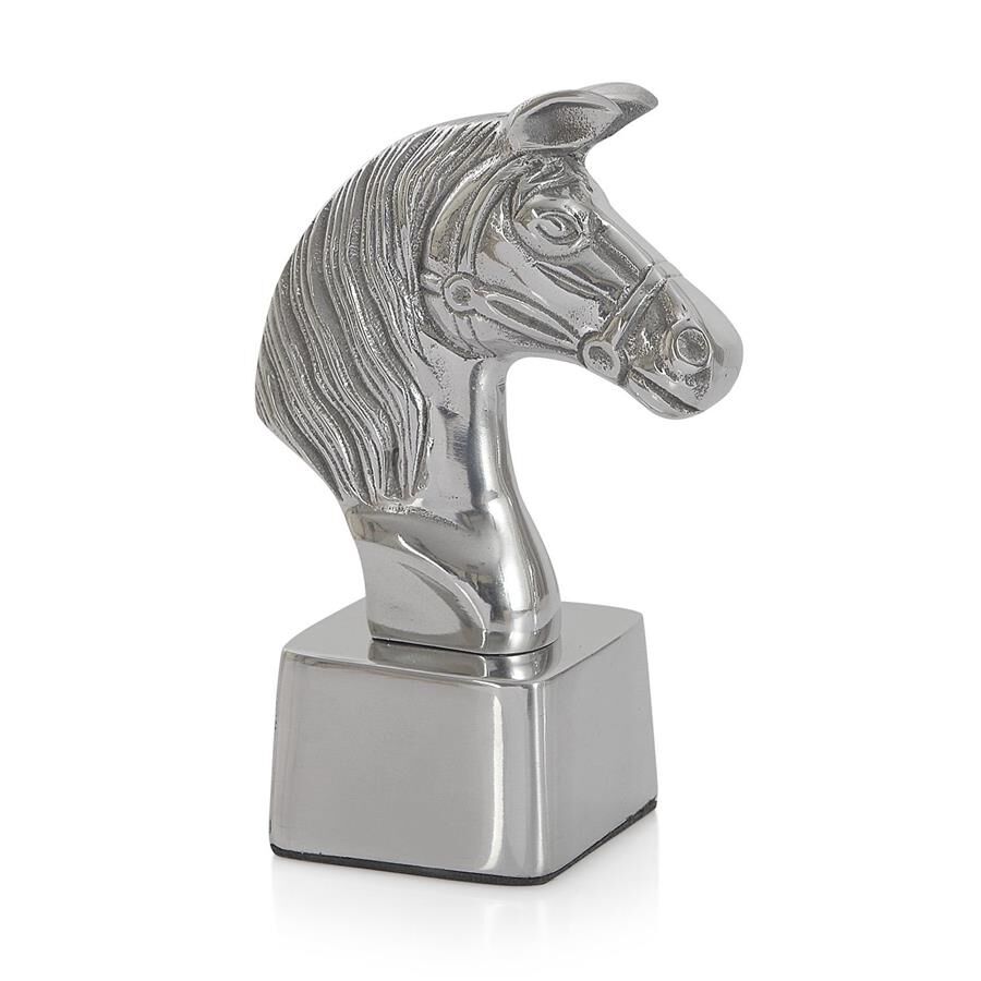 (Option 2) Home Decor - Horse Shape Aluminium Bookend