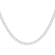 Sterling Silver Diamond Cut Square Curb Chain (Size 16), Silver wt 6.50 Gms