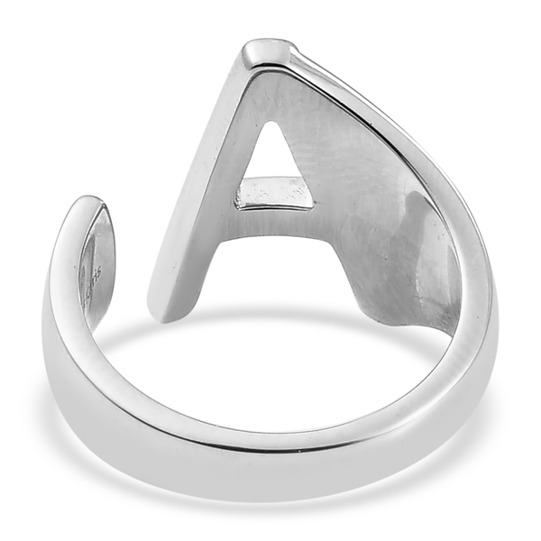 Personalised Engravable Initial A Ring