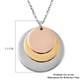 Pendant With Chain (Size 20) Yellow Gold,Rose Gold And Platinum Tone in Stainless Steel