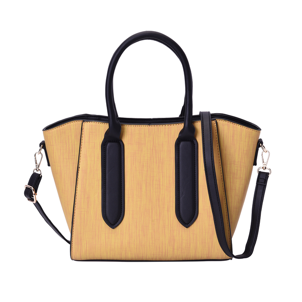 Brick Colour Stylish Tote Bag with Zipper Closure and Adjustable Shoulder Strap