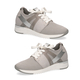 Caprice Leather Flyknit lace-up Trainers - Grey