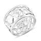Artisan Crafted Natural Polki Diamond Ring in Platinum Overlay Sterling Silver 1.60 Ct.
