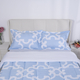 3 Piece Set - Serenity Night Microfiber Digital Printed Comforter (Size 225x220cm) King Size and 2 Pillow Sham (Size 75x50cm) - Baby Blue & White