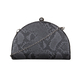 Bulaggi Collection Quince Grey and Black Snake-Skin Pattern Clutch Bag