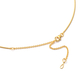 LucyQ Open Tear Drop Collection - Freshwater Pearl Necklace (Size 16/18/20) in Yellow Gold Overlay Sterling Silver