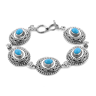 Exclusive Edition - AAA Arizona Sleeping Beauty Turquoise Bracelet (Size 8) in Sterling Silver 4.50 