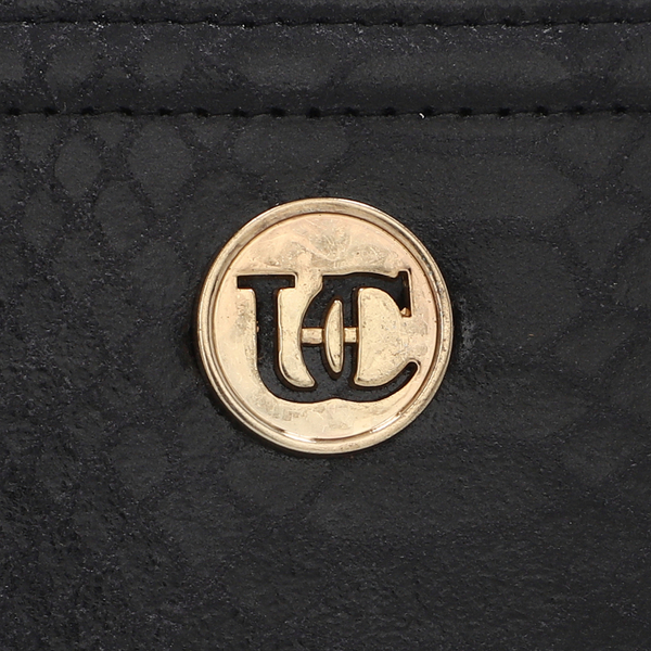 100% Genuine Leather RFID Black Wallet with Zipper Closure