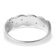 RACHEL GALLEY Sandblast Collection - Rhodium Overlay Sterling Silver Braid Design Ring